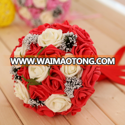 artificial foam material bridal bouquet brides posy