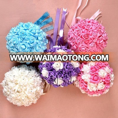 foam flower ball wedding pomander kissing ball