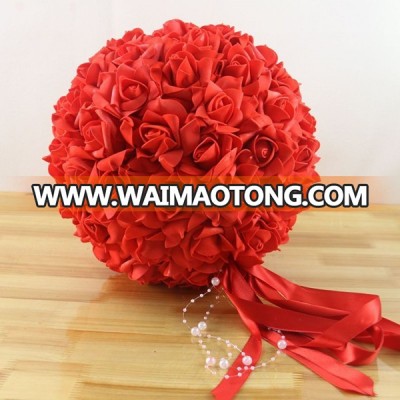 large pomander rose ball kissing rose ball